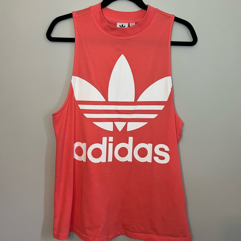 Adidas Athletic Top - pink Sleeveless - Small